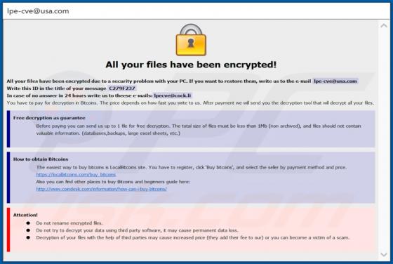 Ransomware Cve