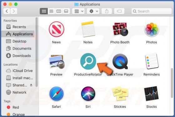 Adware ProductiveRotator (Mac)