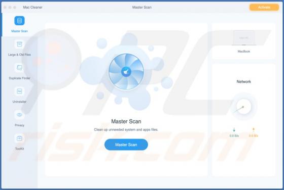 Aplicación No Deseada "Mac Cleaner" (Mac)