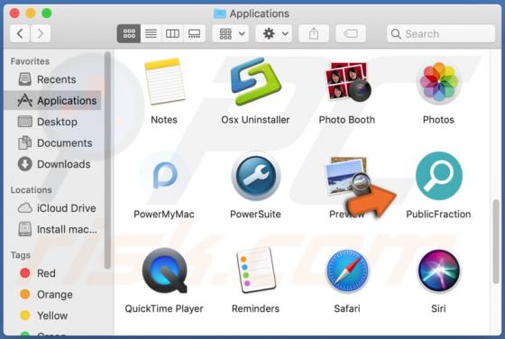 Adware PublicFraction (Mac)