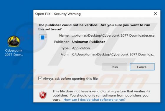 Virus "Cyberpunk 2077"