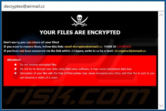 Ransomware Dexx