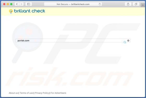 Secuestrador de Navegador "Brilliant Check" (Mac)