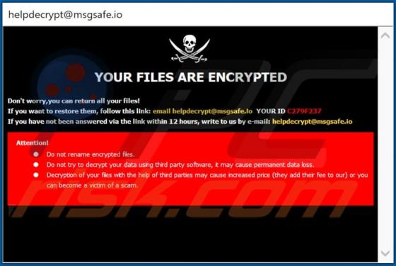 Ransomware Text
