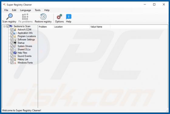 Aplicación No Deseada SuperRegistryCleaner