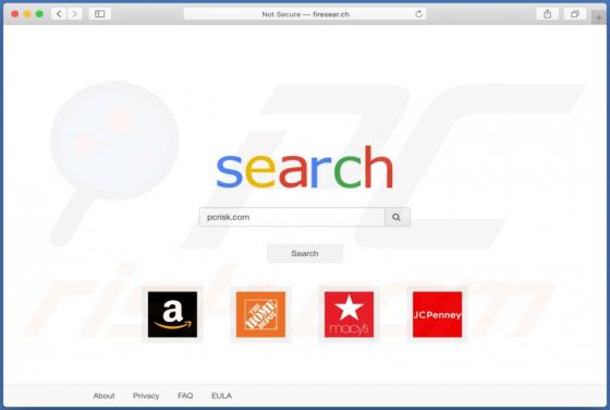 Secuestrador de Navegador "Fire Search" (Mac)