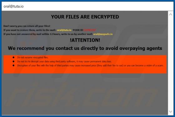 Ransomware ORAL