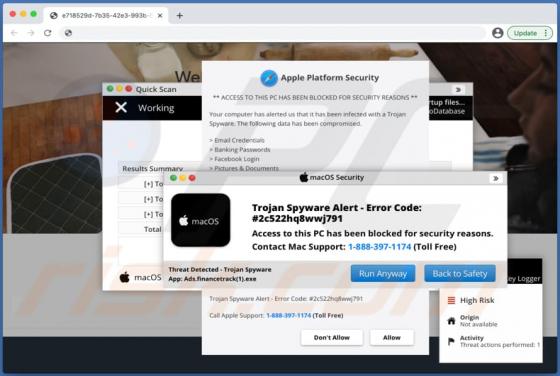 Estafa Emergente "Error Code: #2c522hq8wwj791" (Mac)