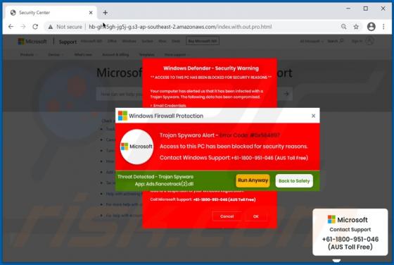 Estafa Emergente "Error Code: #0x564897"