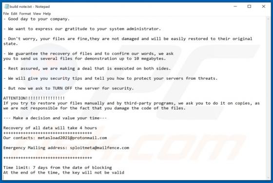 Ransomware Id2020