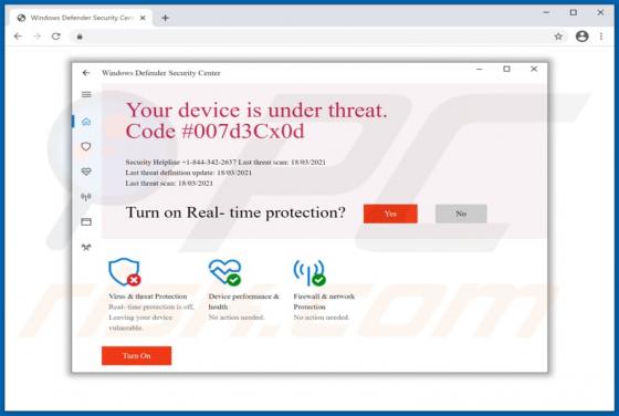Estafa Emergente "Code #007d3Cx0d"