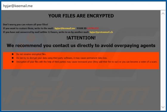 Ransomware HPJ