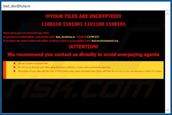 Ransomware Bdev