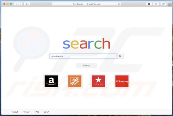 Redirección Fireseerch.com (Mac)
