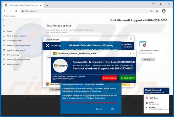 Estafa Emergente "Access To This Pc Has Been Blocked For Security Reasons"