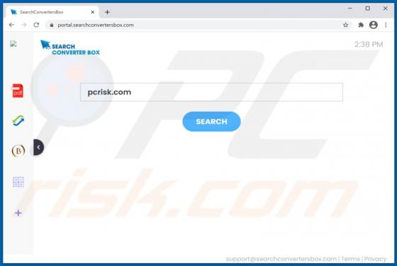 Secuestrador de Navegador SearchConvertersBox