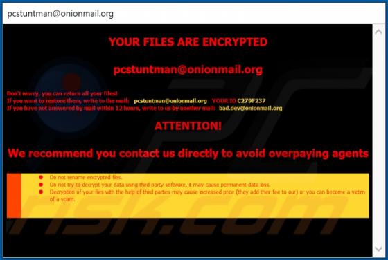 Ransomware PcS