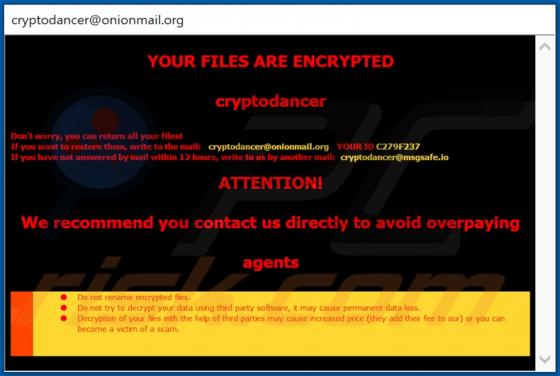 Ransomware Dance