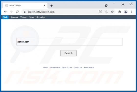 Secuestrador de Navegador Safe2Search