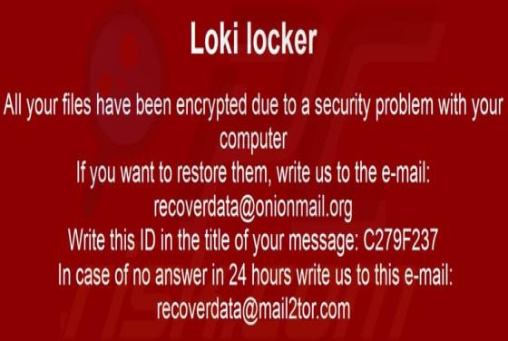 Ransomware "Loki Locker"