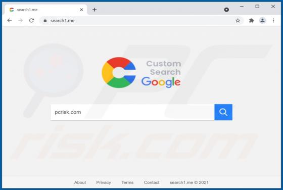 Redirección Search1.me