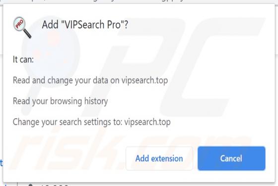 Secuestrador de Navegador "VIPSearch Pro"