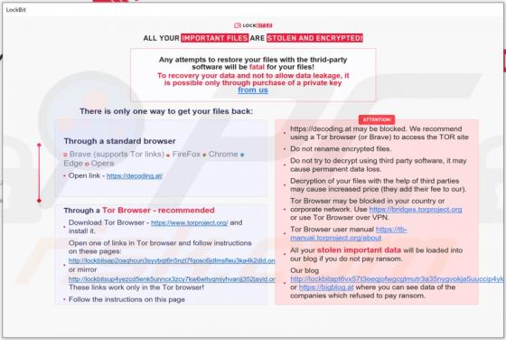 Ransomware "LockBit 2.0"
