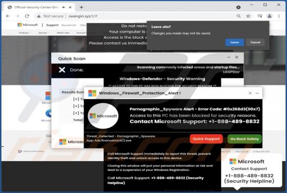 Estafa Emergente "Windows_Firewall_Protection_Alert"