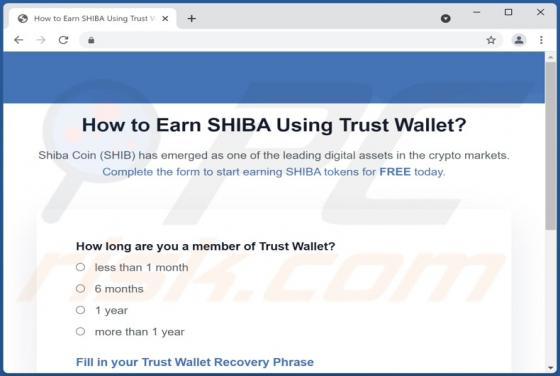 Estafa "Trust Wallet"