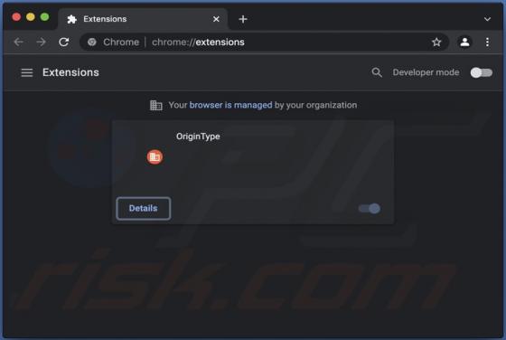 Secuestrador de Navegador OriginType (Mac)
