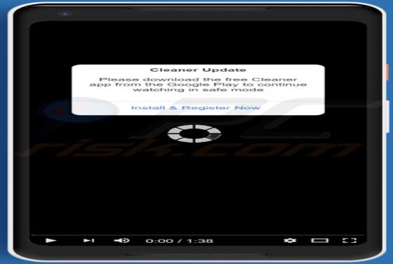 Estafa Emergente "Cleaner Update" (Android)