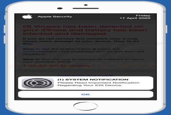 Estafa Emergente "(3) Viruses Has Been Detected" (Mac)