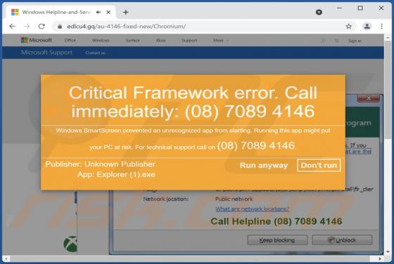 Estafa Emergente "Critical Framework Error"