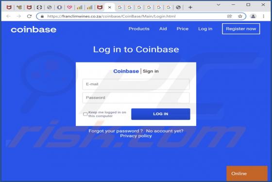 Estafa Emergente Coinbase