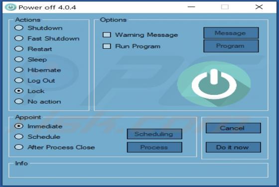 Adware "Power Off"