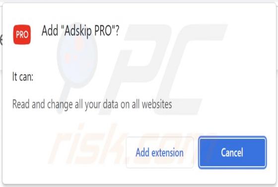 Adware "Adskip PRO"