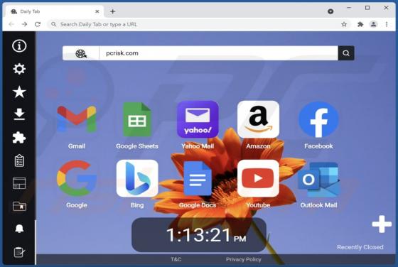 Secuestrador de Navegador "Daily Tab"