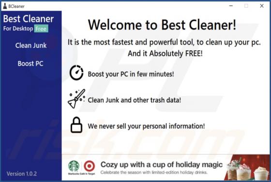 Aplicación No Deseada "Best Cleaner" (BCleaner)