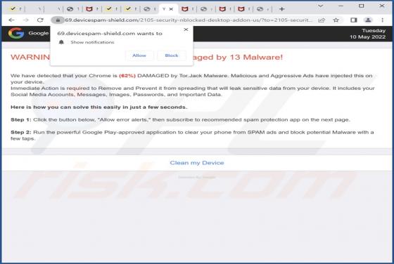 Anuncios Devicespam-shield.com