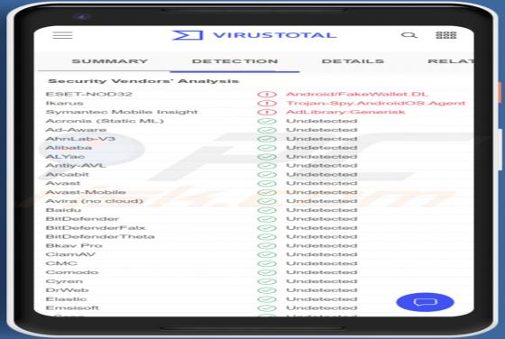 Malware "Trust Wallet" (Android)