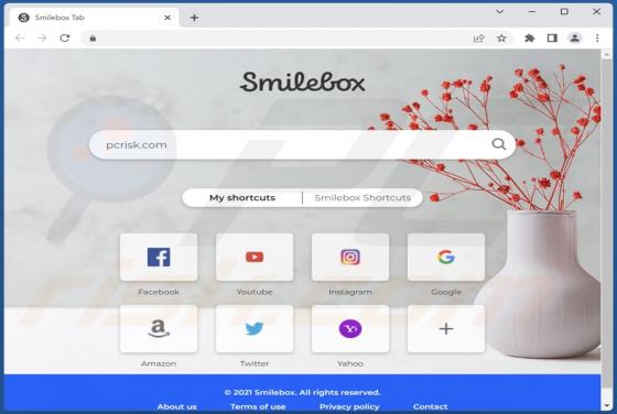Secuestrador del navegador "Smilebox Tab"