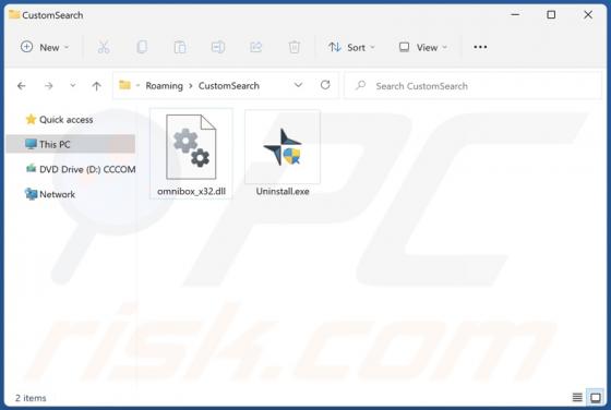 Secuestrador del navegador "CustomSearch"