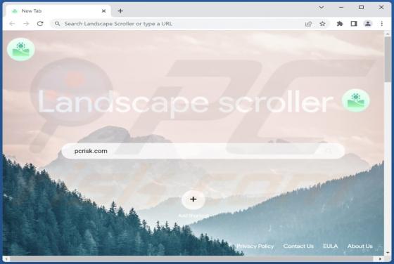 Secuestrador del navegador "Landscape Scroller"