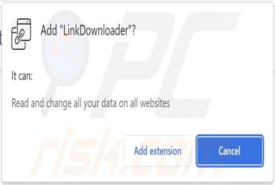 Adware "LinkDownloader"