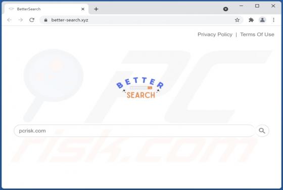 Secuestrador del navegador BetterSearch Default Search