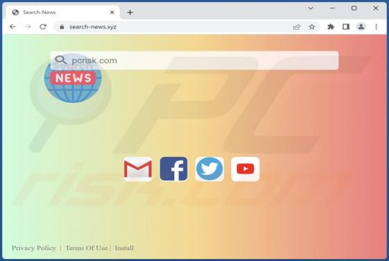 Secuestrador del navegador "Search-News Default Search"