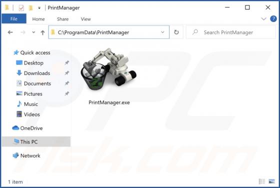 Malware "PrintManager"