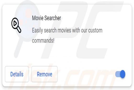Secuestrador del navegador "Movie Searcher"