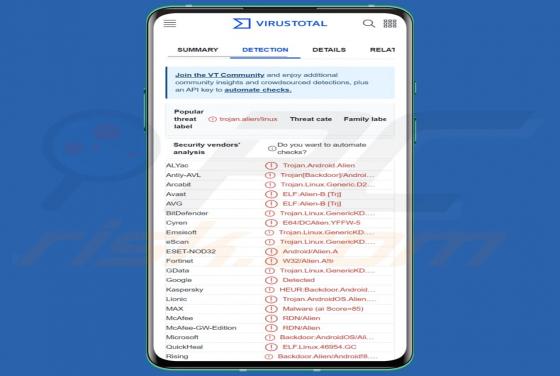 Spyware "Predator" (Android)