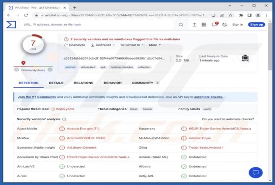 Malware "PixBankBot" (Android)